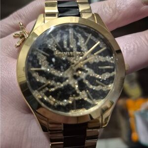 Michael Kors Gold and Black Women's Watch